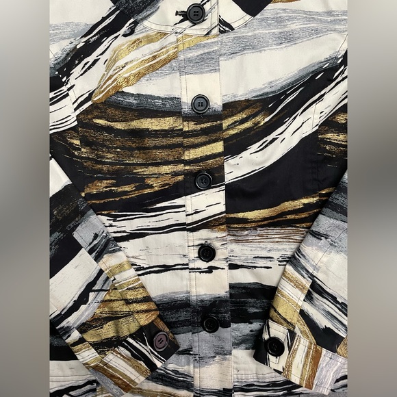 Chico's Cotton Jacket *Excellent Condition* Size: 0 - Picture 3 of 5